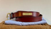 BRISKET SUPPLY CUSTOM 1" DARK SADDLE BELT