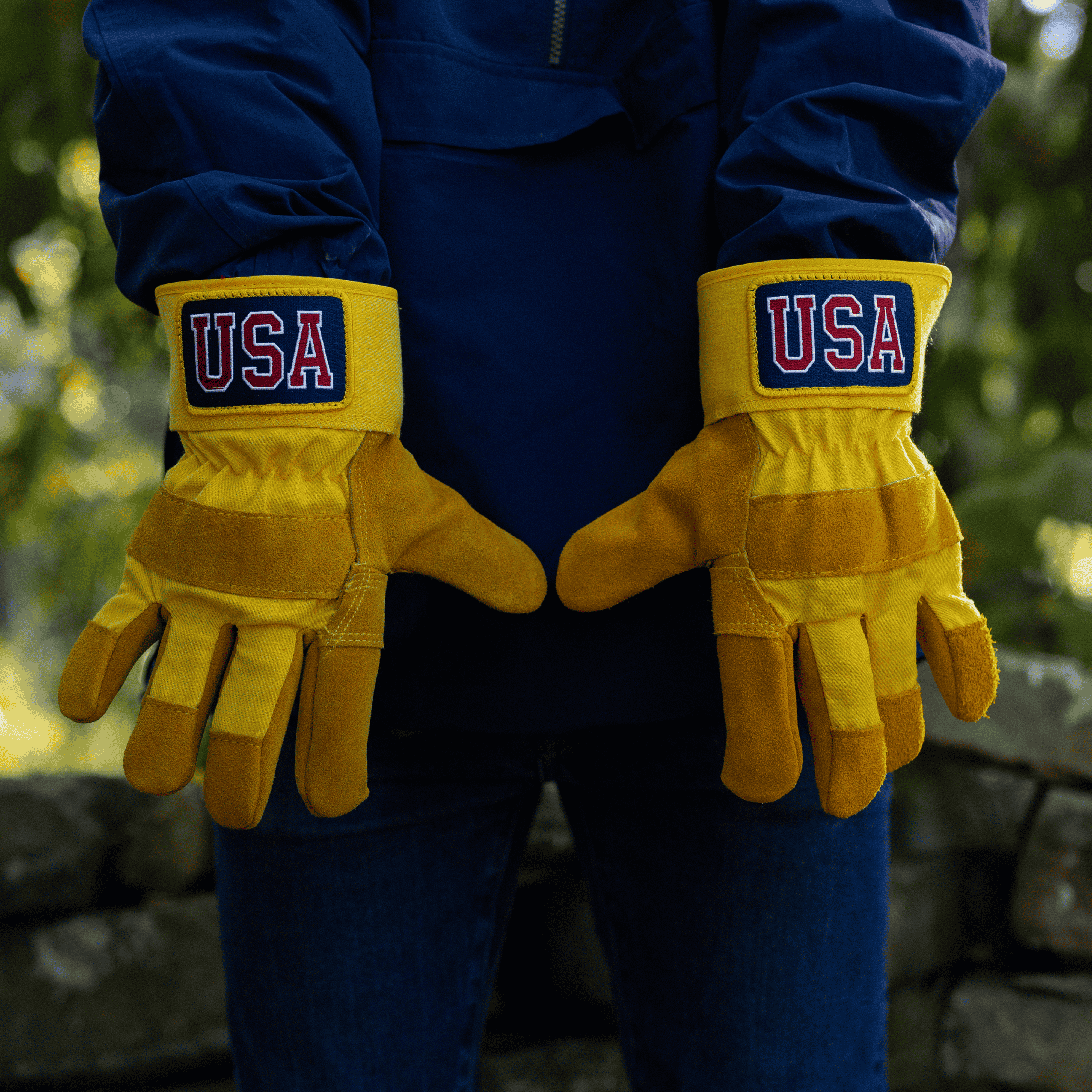 1980 USA GLOVES BLUE